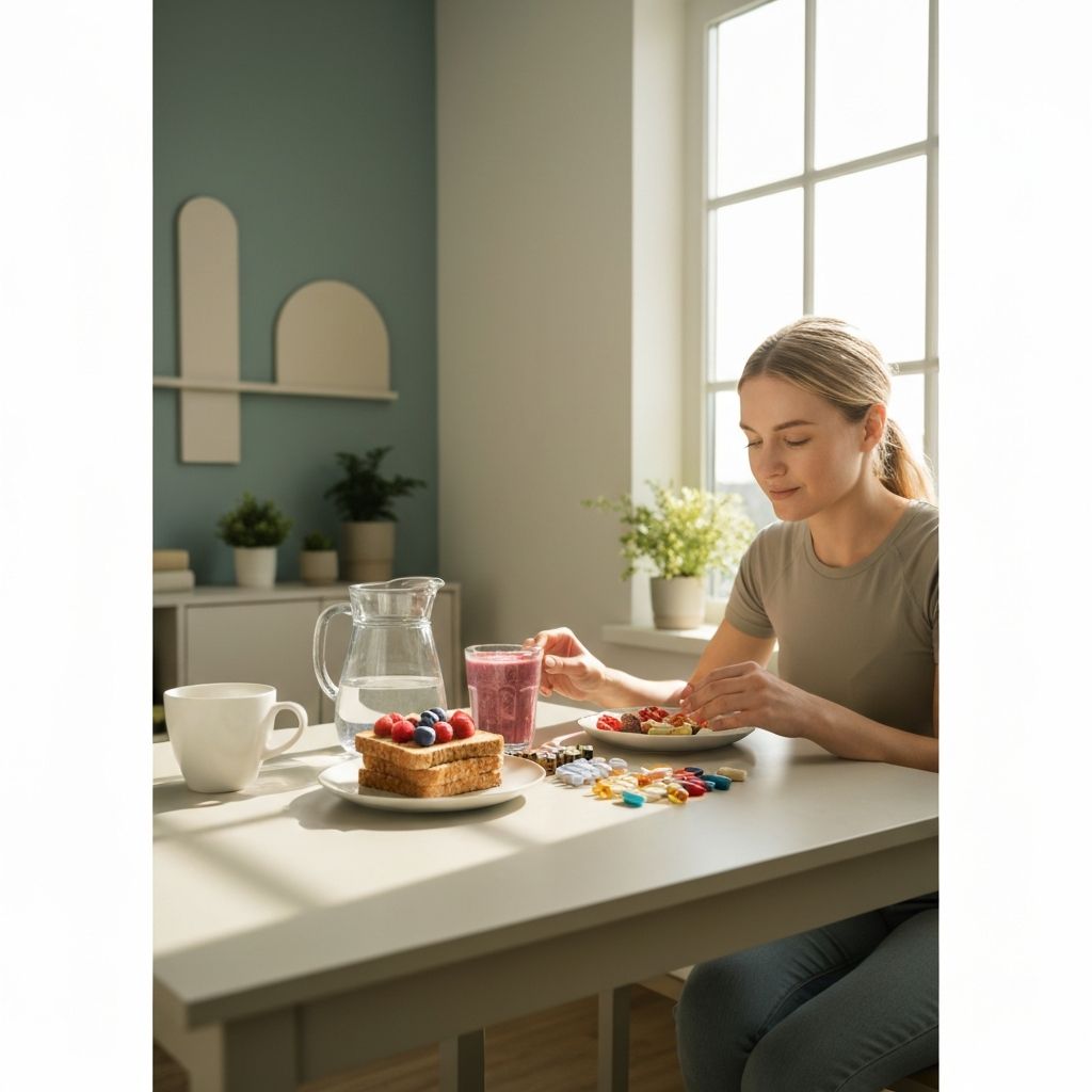 Morgen-Hautpflegeroutine